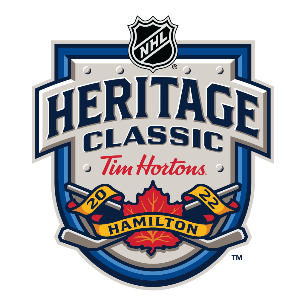 Logo for the 2022 NHL Heritage Classic in Hamilton
