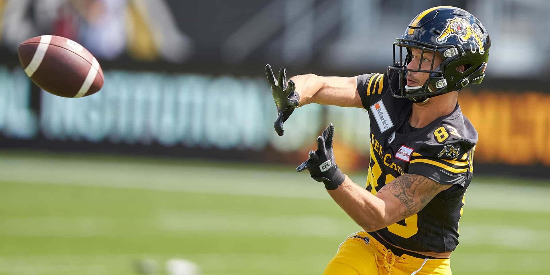 Canadian receiver David Ungerer III re-signs with Hamilton Tiger-Cats