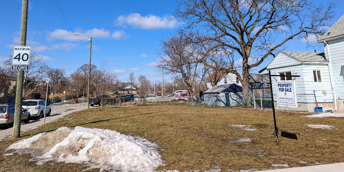 City of Hamilton lists 3,600 square-foot residential land for sale