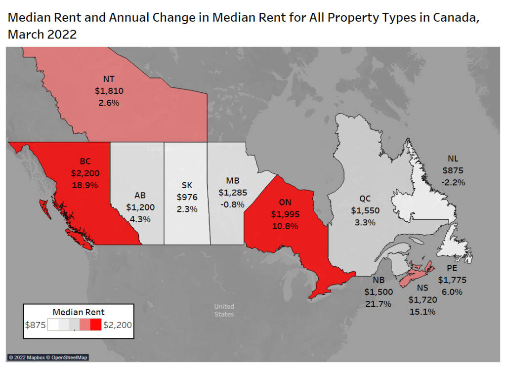 Average Hamilton rent up 16% in March to $1,900: report