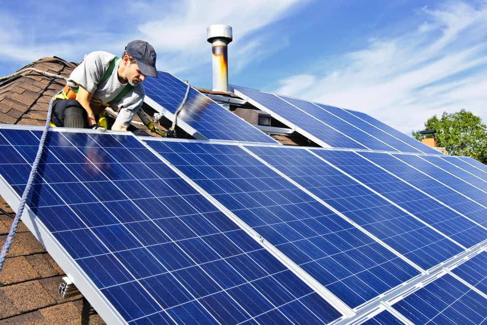solar panel Burlington grant