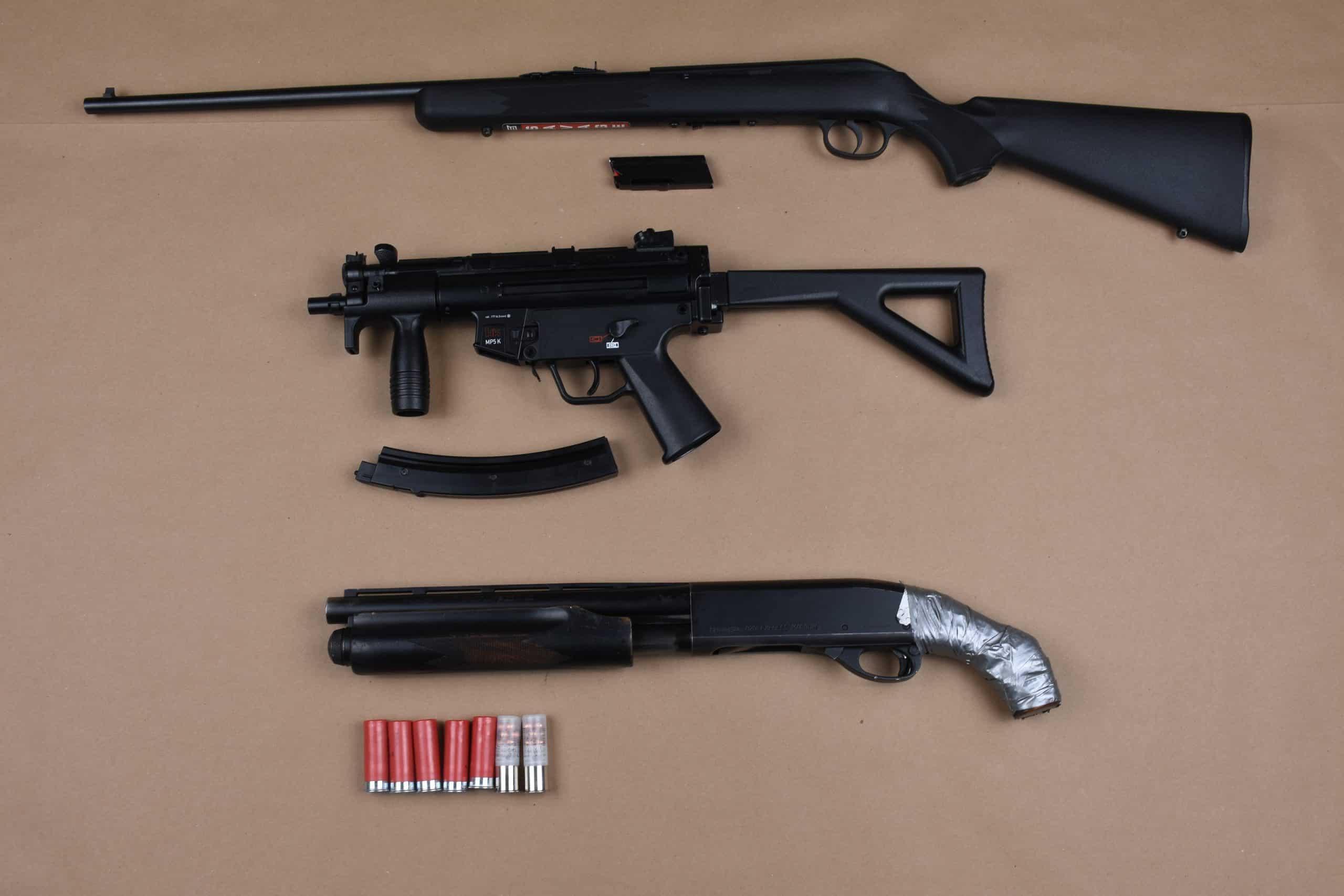 Search warrant results in 3 Brampton men facing firearms charges