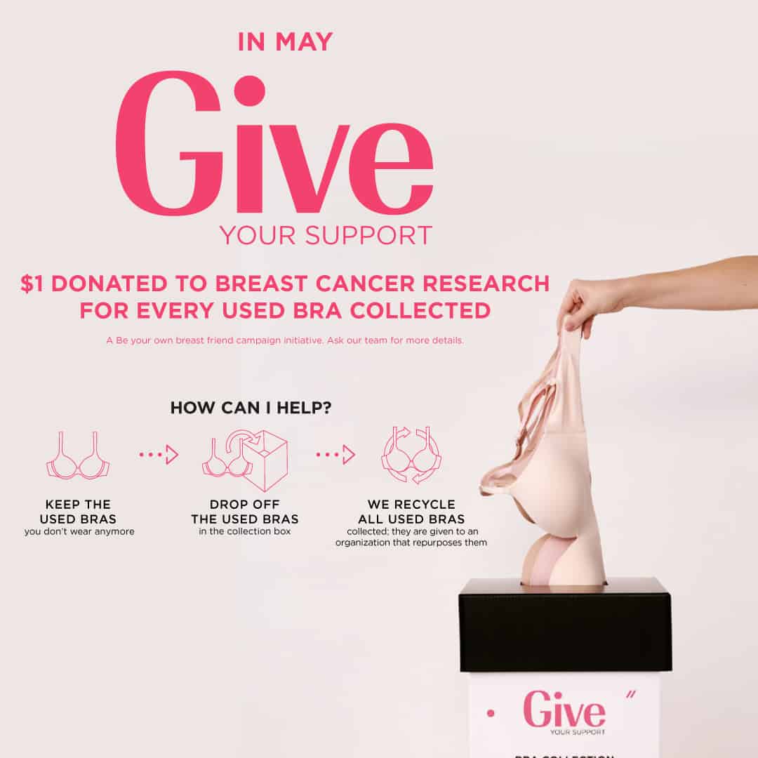 Don’t throw out your old bras – this Canadian retailer wants to take them for cancer research, with event in Oakville