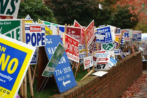 brampton election signs