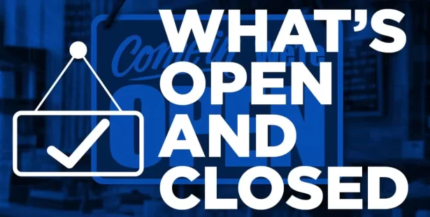 What's open and closed in Mississauga