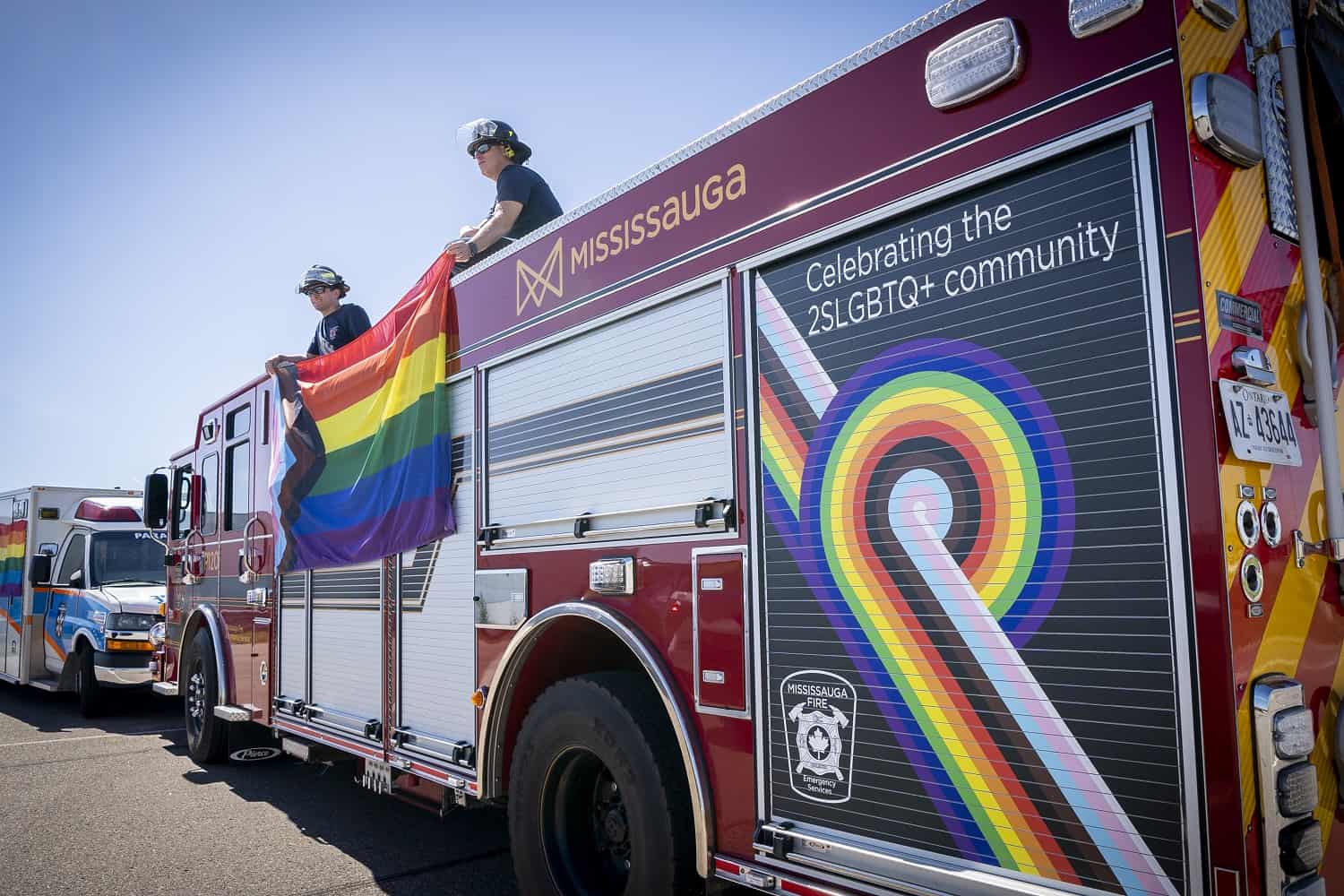 Mississauga firefighters take part in Pride Parade in Toronto