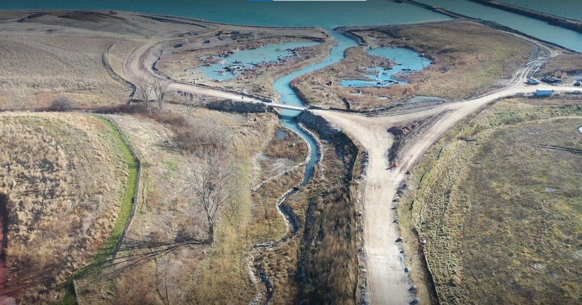 Mississauga's 'lost river' once again flows into Lake Ontario