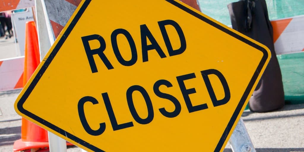 road closed Burlington emergency