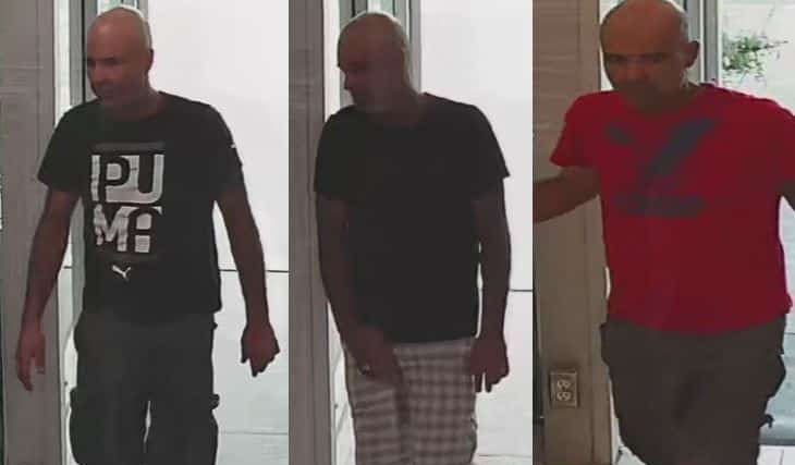 Male suspect wanted for stealing over $12,000 in power tools.