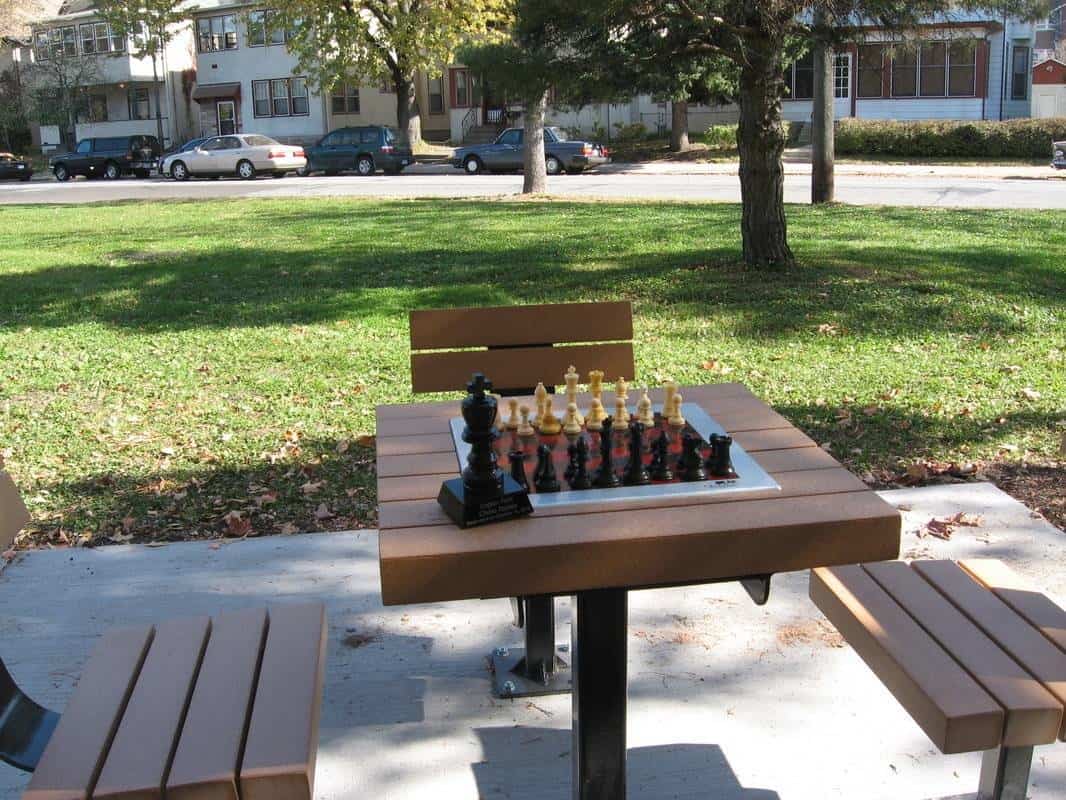Chess tables pop up at parks across Mississauga