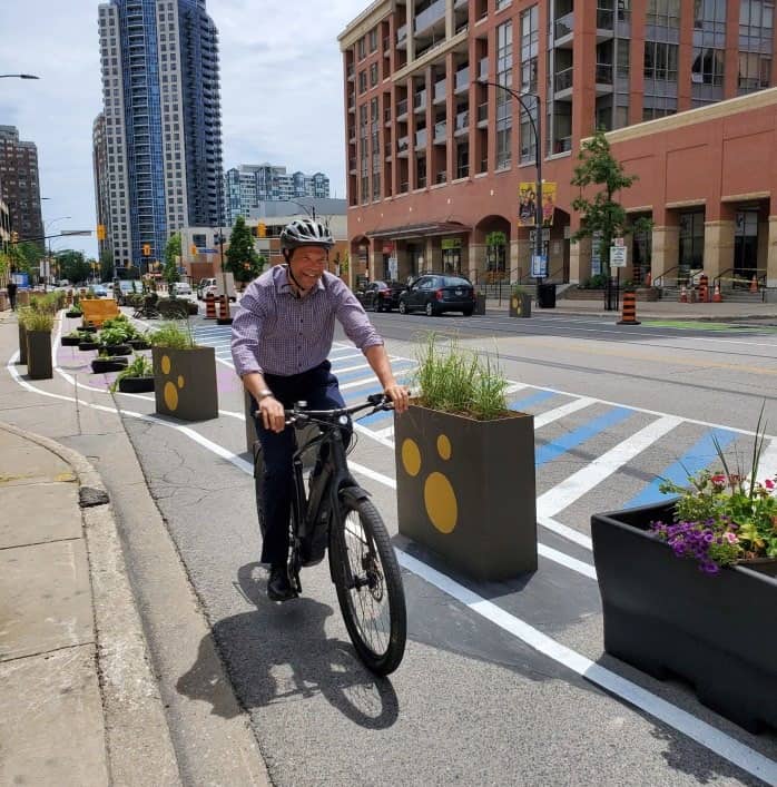 Mississauga cyclists get a different experience in downtown core