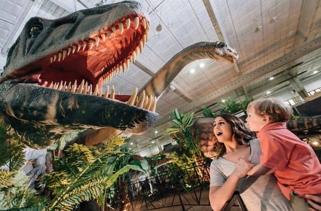 Life-like, robotic dinosaurs will take over Hamilton Convention Centre this fall
