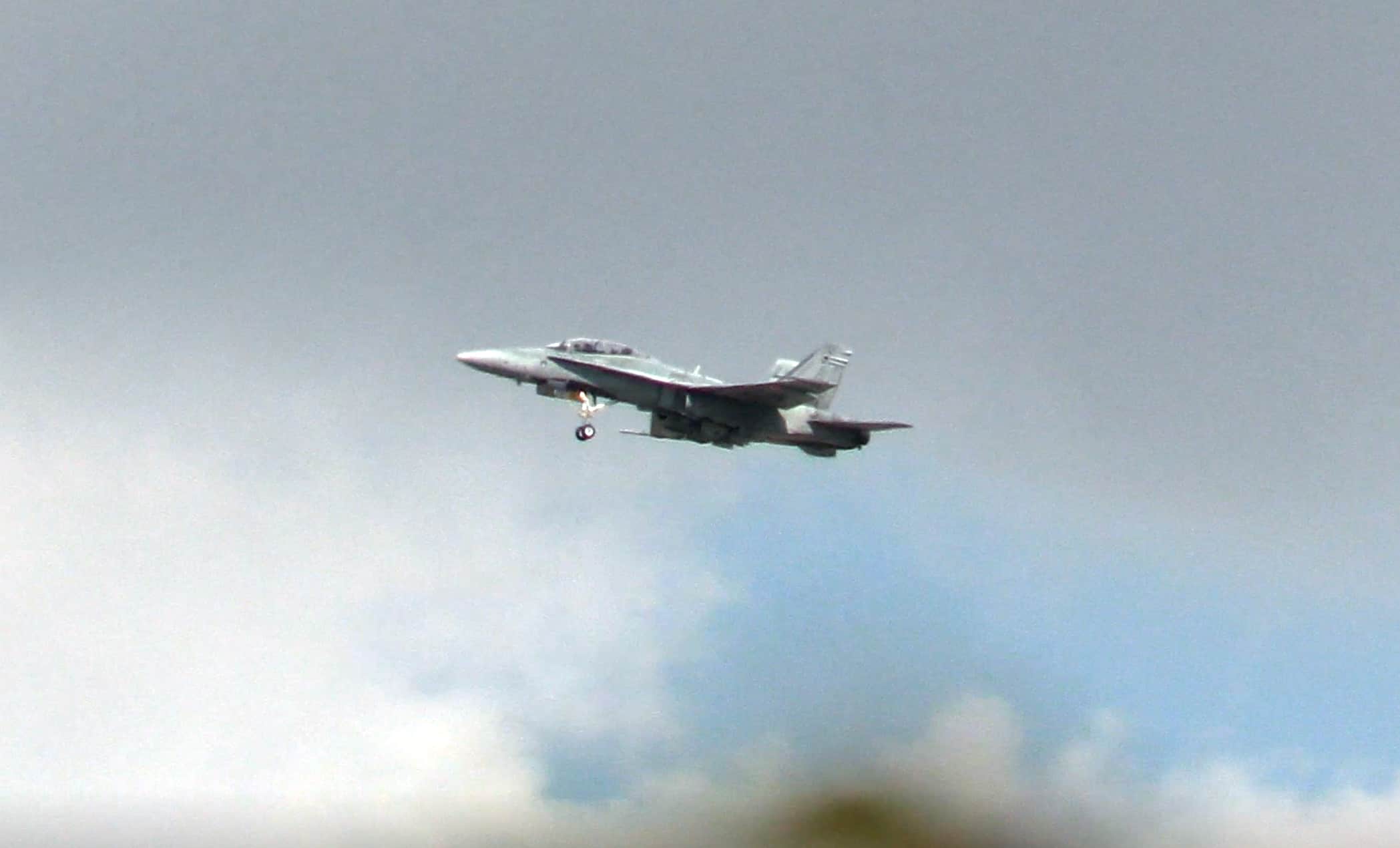 Fighter Jet over Mississauga