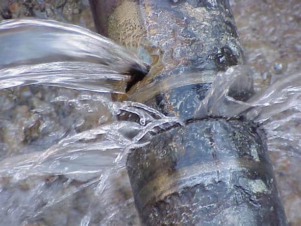 water main break brampton