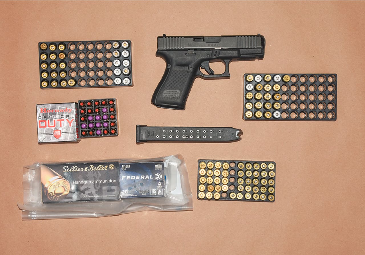 brampton handgun seized