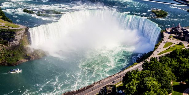 Niagara falls over