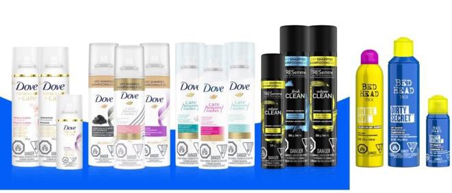 recall hair products