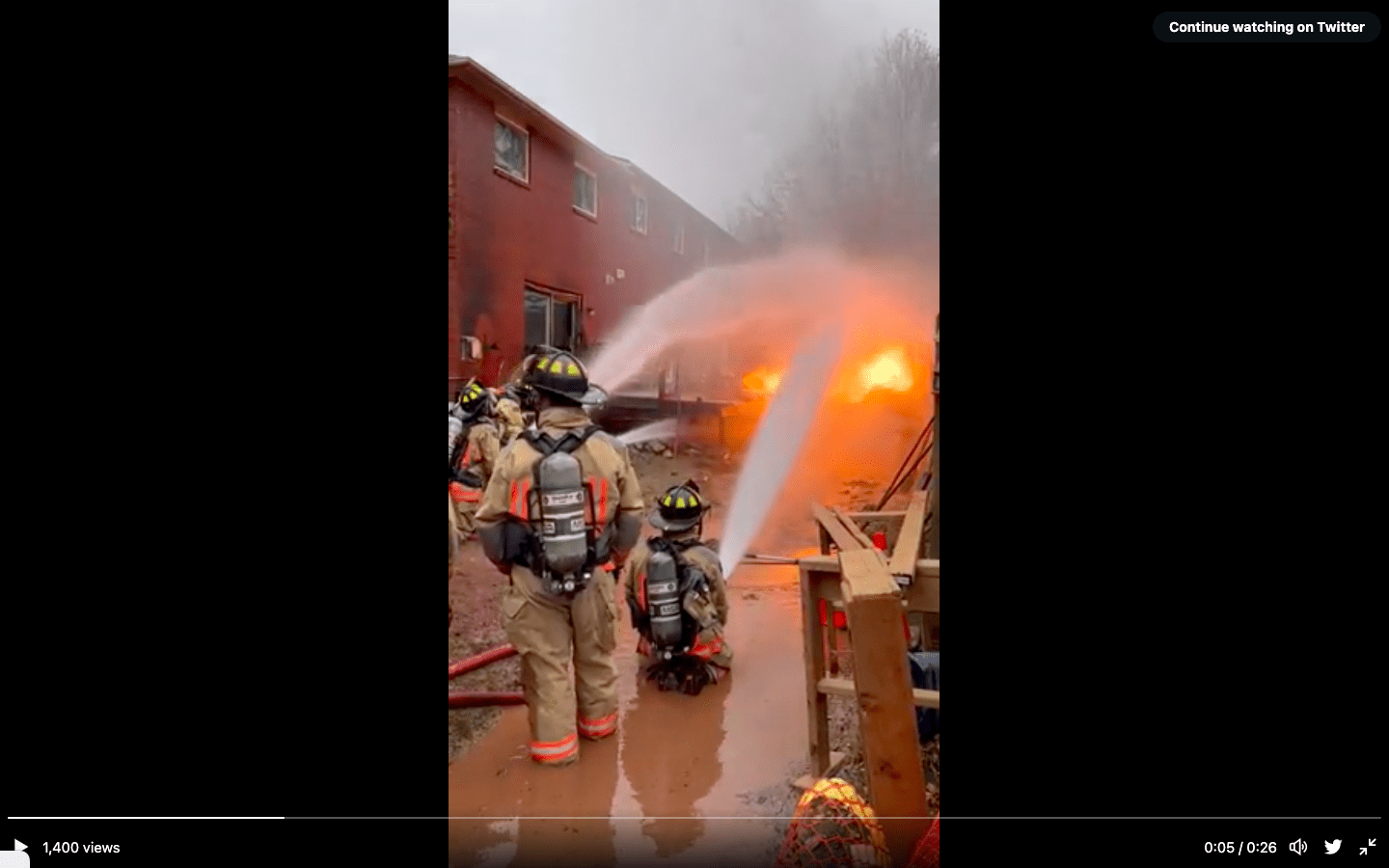 Video: Multi-alarm gas fire underway at Hamilton townhouse
