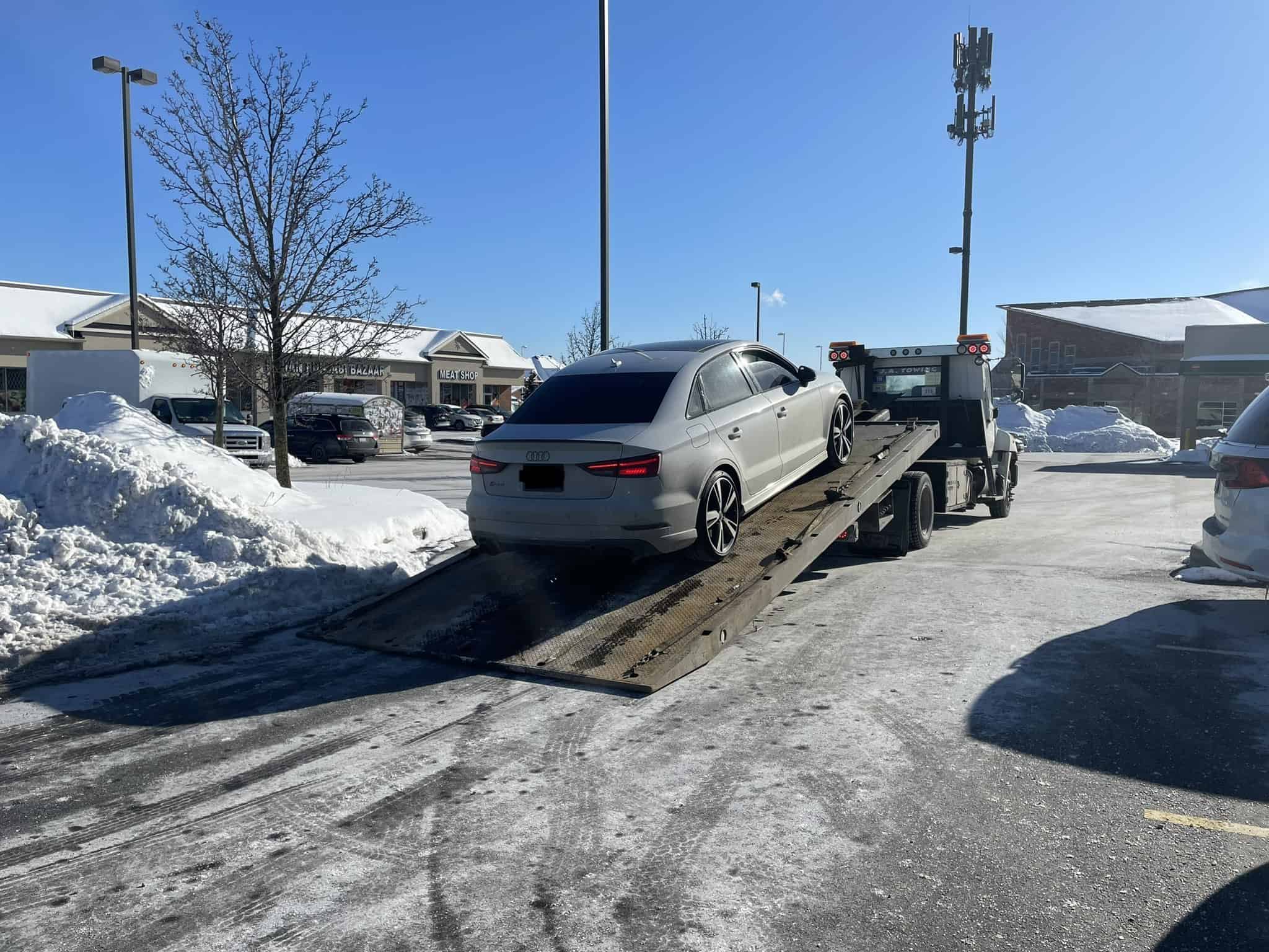 Car towed for failing to stop for police