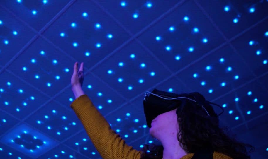 hamilton ontario virtualware virtual reality vr McMaster University Innovation Park immersive room ge hitachi