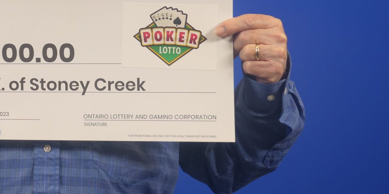 roger kendrick olg poker lotto ontario lottery hamilton stoney creek winning