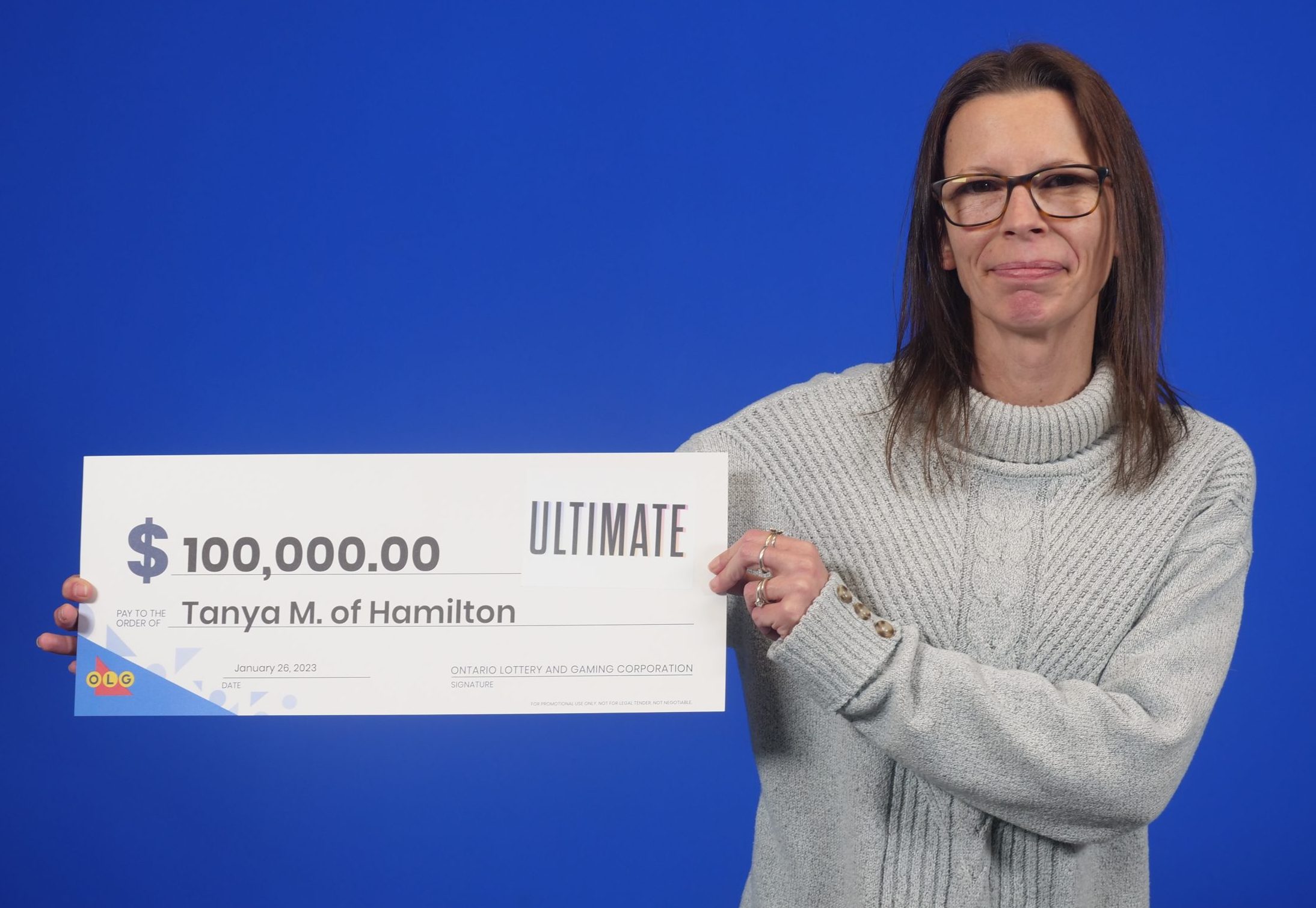 instant ultimate ontario lottery olg Tanya Monahan hamilton lotto $100,000