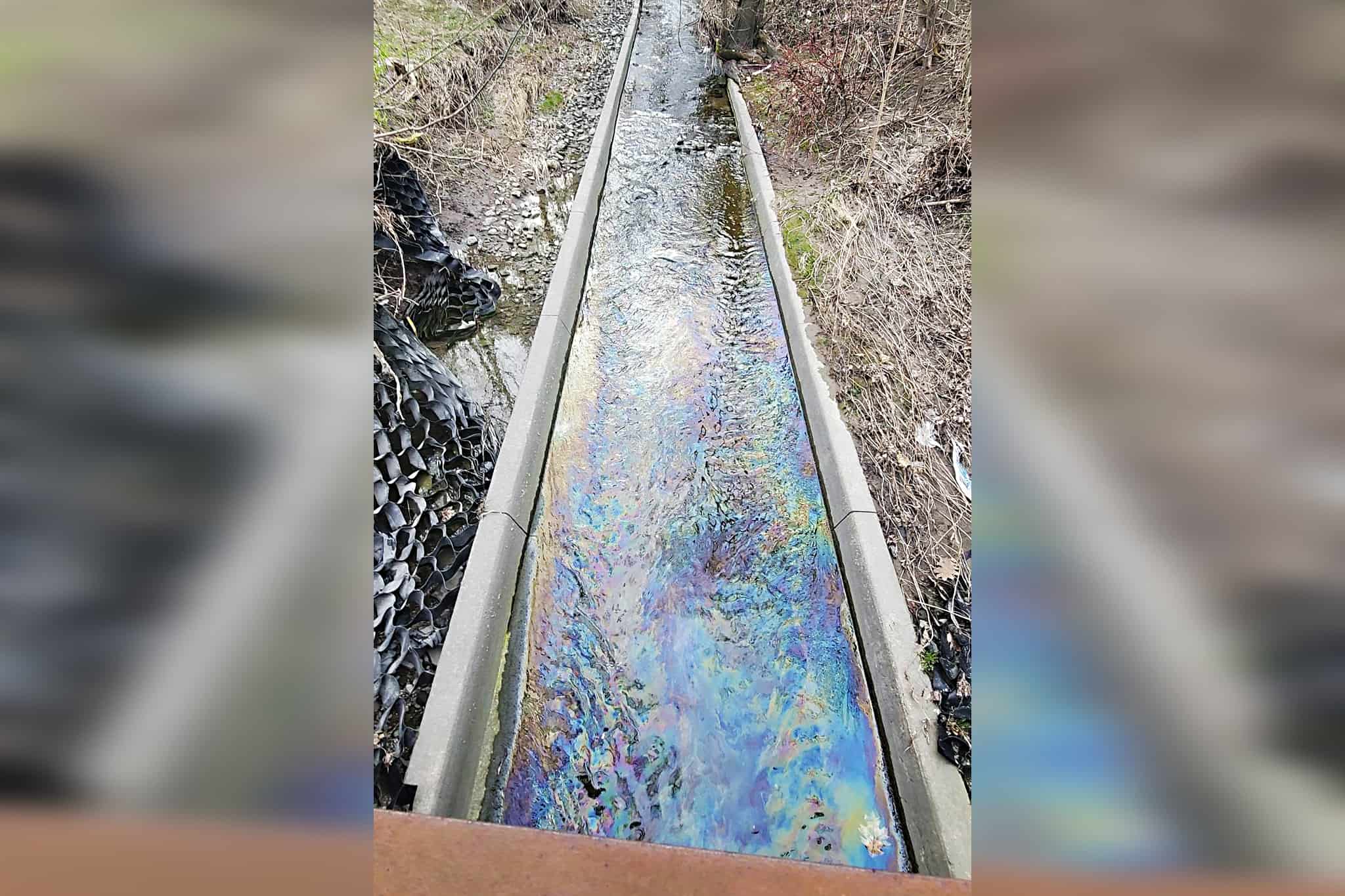 gas spill creek mississauga