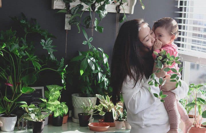 Abel Salisbury, a nurse from Hamilton, who started a YouTube channel devoted to her love for plants, said she still loves plants but is now too busy preparing for her summer wedding and caring for her two small children. COURTESY ABEL SALISBURY