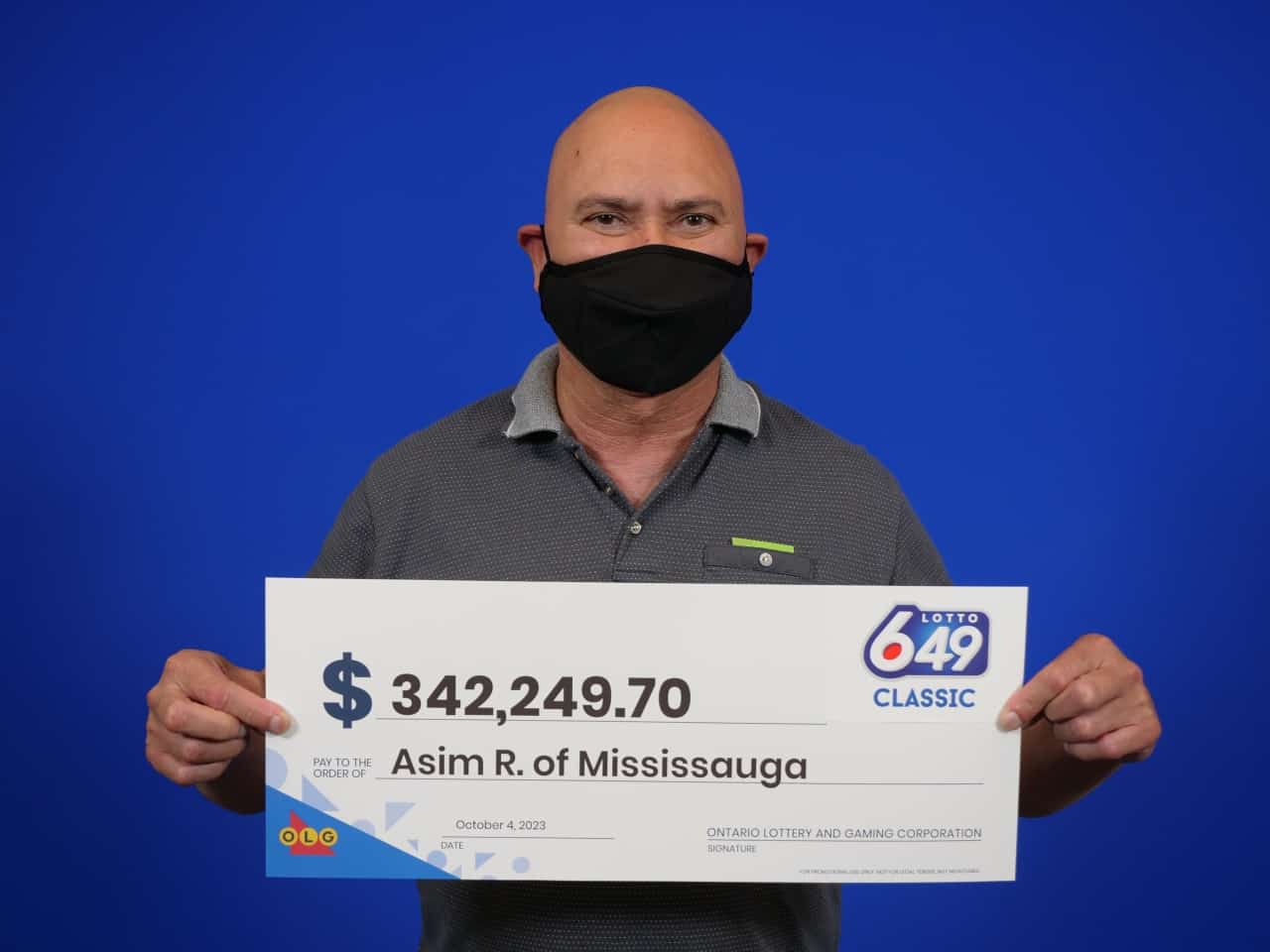 Mississauga lottery winner $342,249