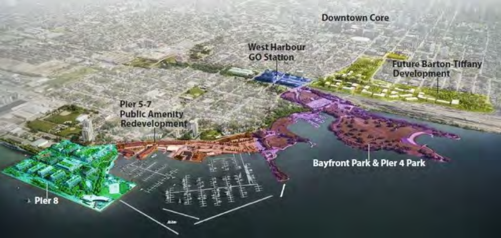 West Harbour redevelopment project Hamilton Pier 8