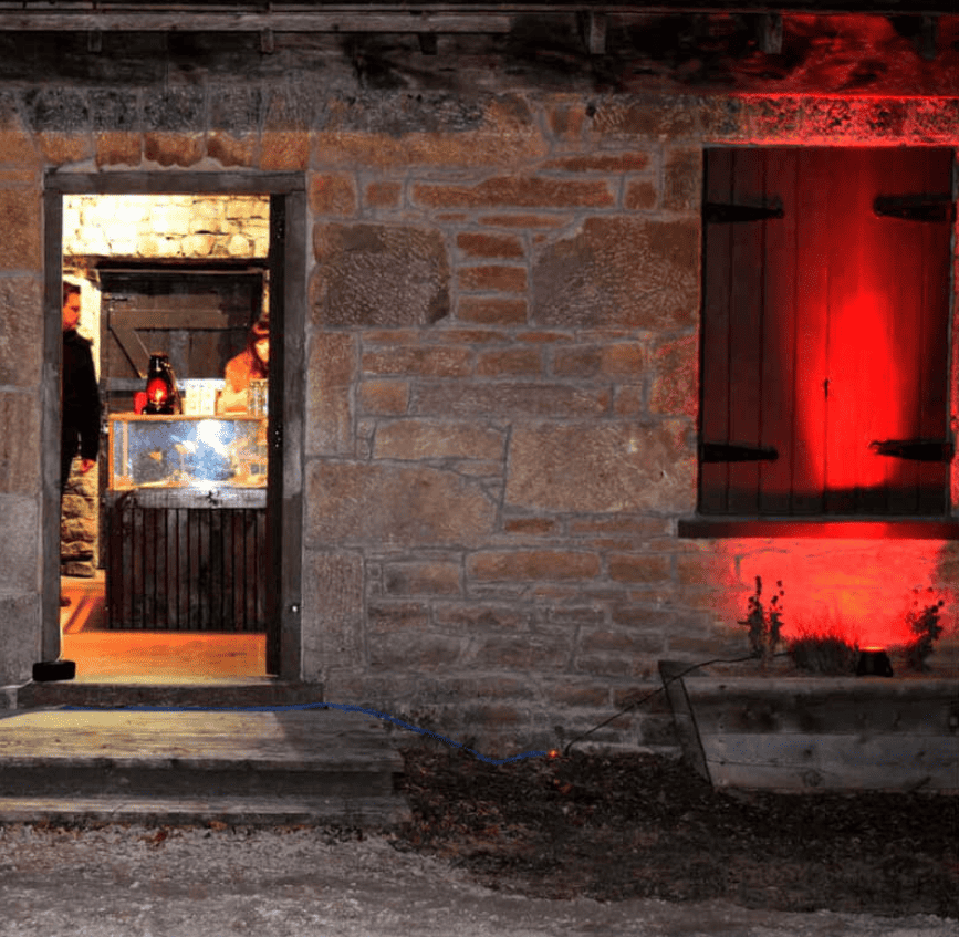 Ancaster Hermitage ruins ghost walk ghosts Halloween