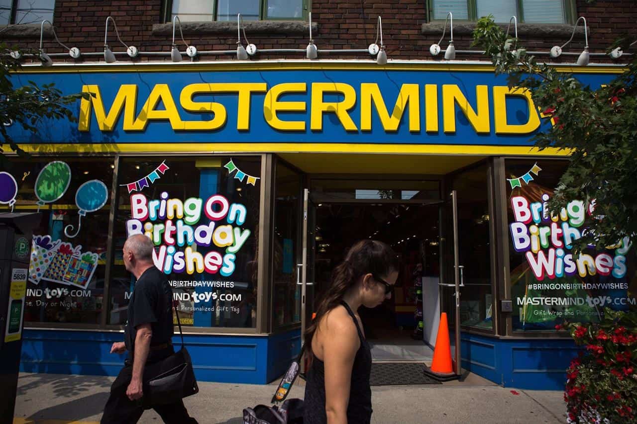 Mastermind Toys could close some stores creditor protection