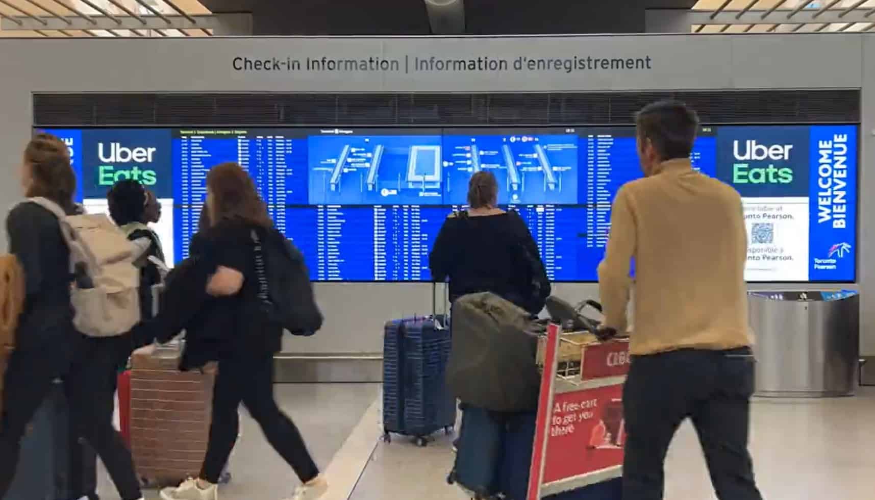 Passenger numbers through Sept. 30, 2023 at Pearson Airport in Mississauga.