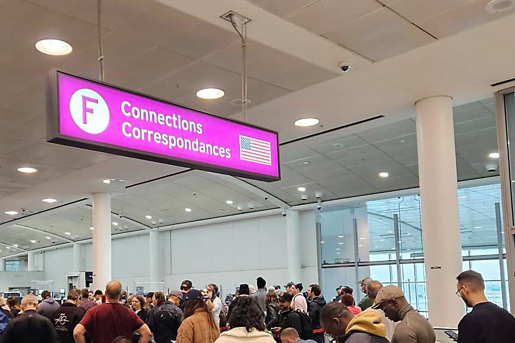 pearson airport delays security