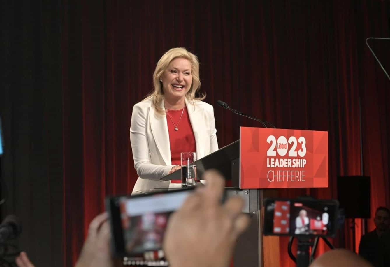 Mayor Bonnie Crombie returns to Mississauga for short time after leadership win.