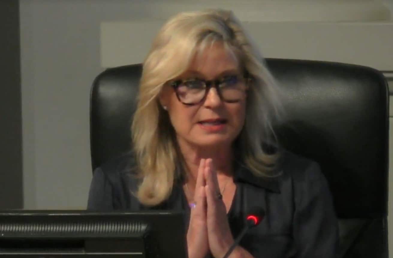 Mayor Bonnie Crombie's last meeting in council chambers in Mississauga Jan. 10 2024