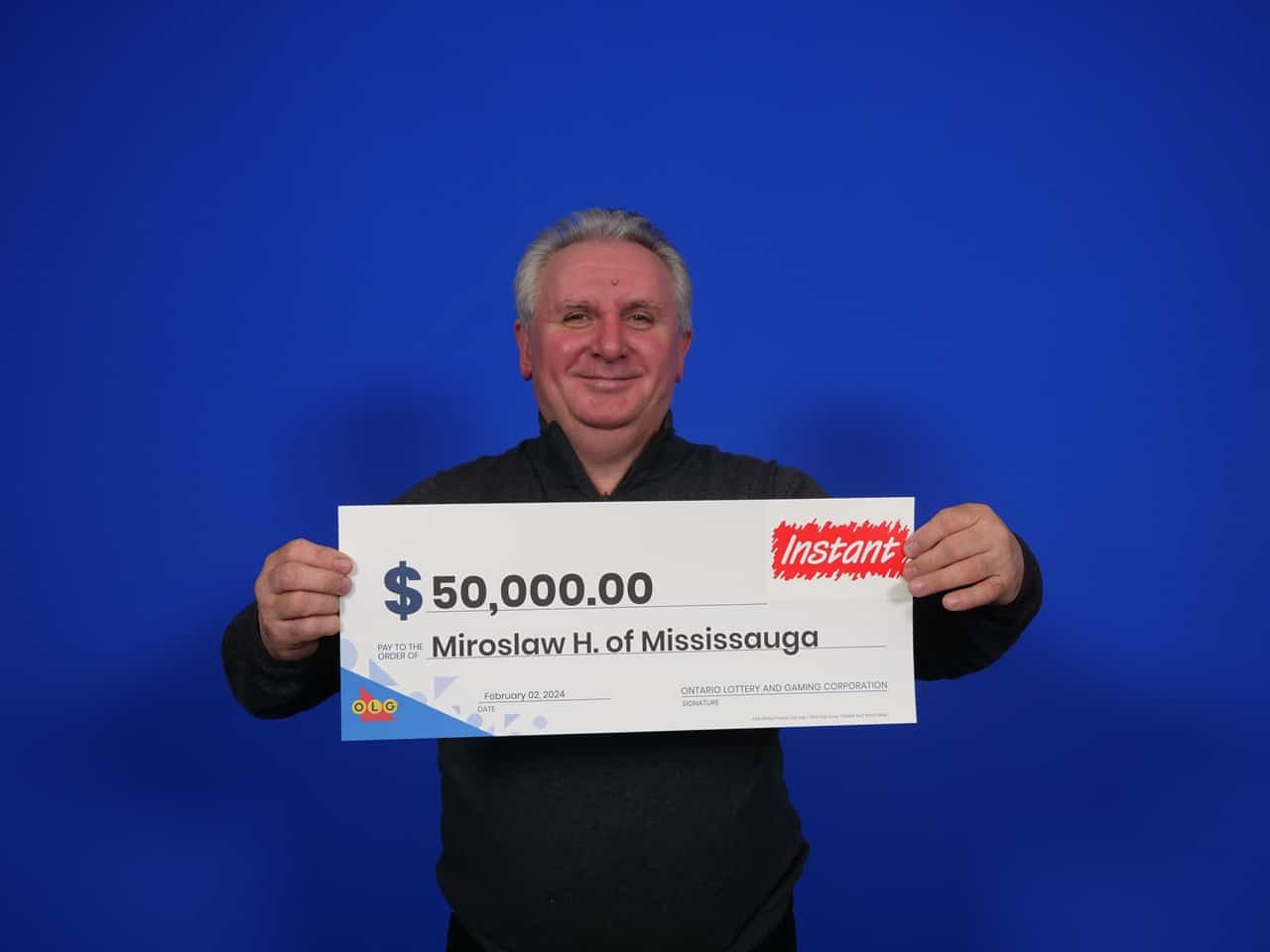 $50,000 lottery winner from Mississauga February 2024