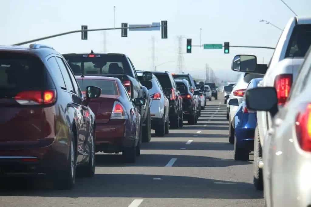 Traffic delays in 2024 on Hurontario Street, Mississauga