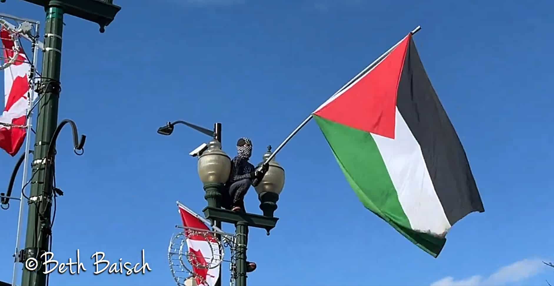 Oakville Palestine downton protest Trudeau