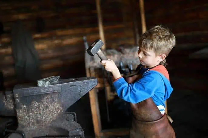 young blacksmith