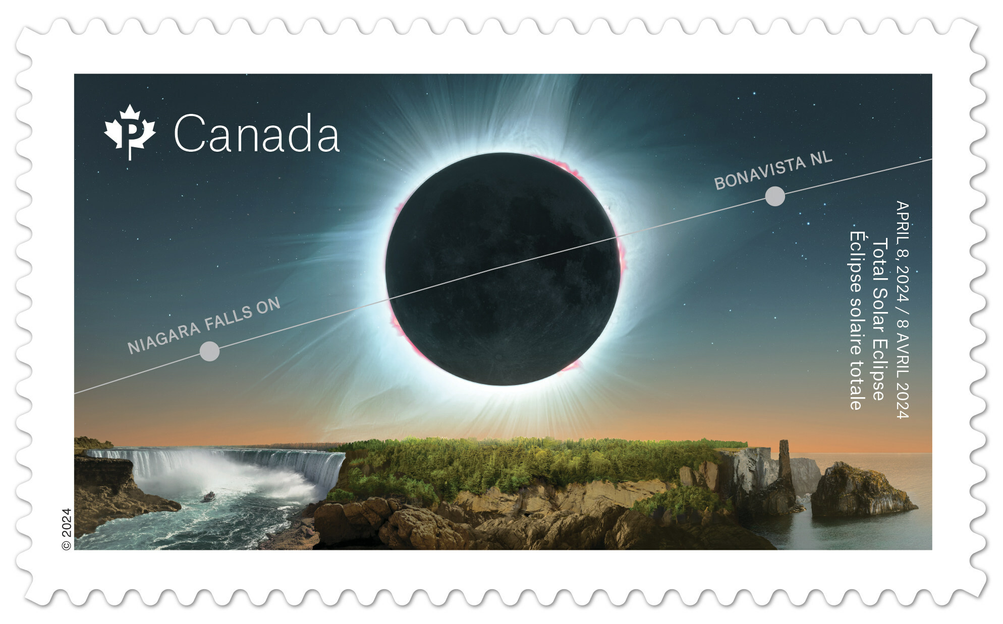 Canada Post Eclipse Stamp