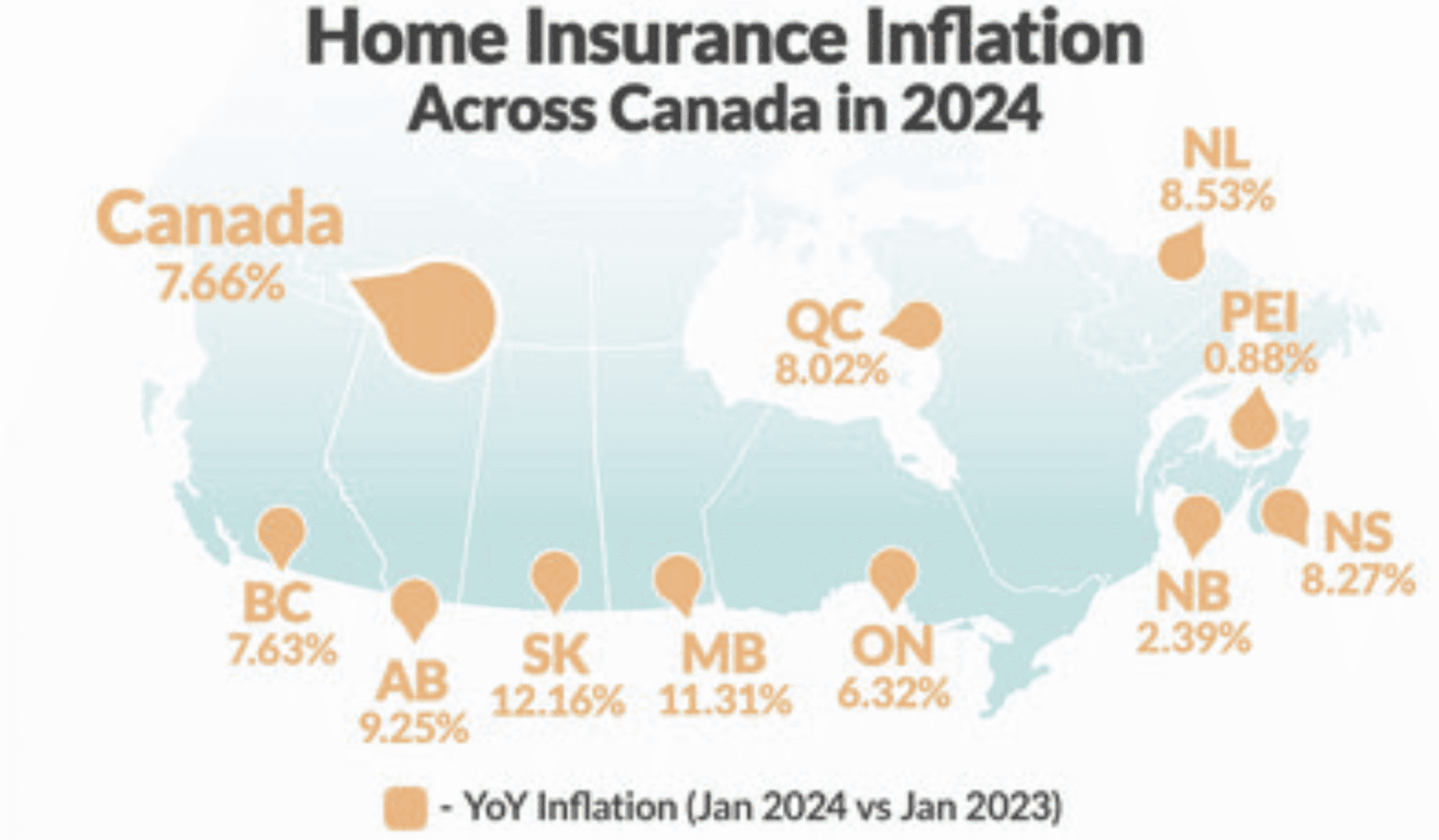 home insurance rate increases canada
