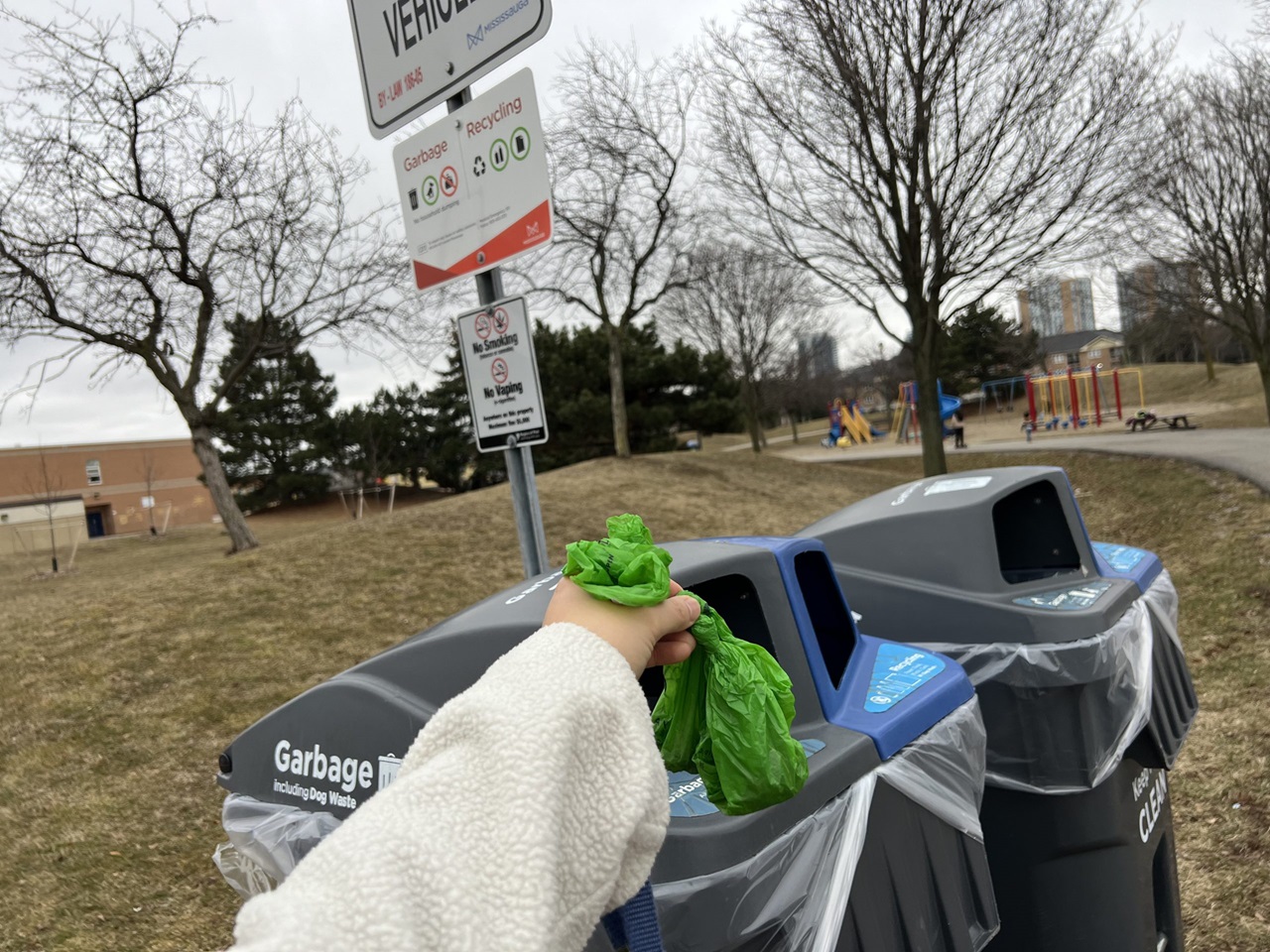 Dog owners not picking up the mess in Mississauga.