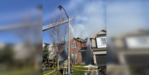 A two-alarm house fire broke out in Brampton on April 9, 2024.