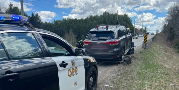 Speeder clocked nearly double the limit in 60km/h zone pulled from the road in Caledon: police
