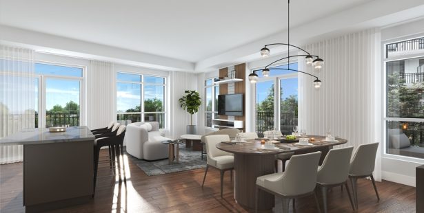 Combine new condo units to make a custom dream home at Residences at Bronte Lakeside in Oakville, a pre-construction condominium project being developed by Alliance United Corporation Oakville