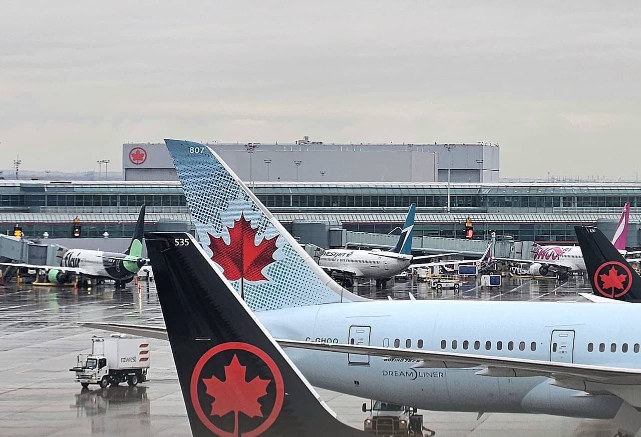 Air Canada's busiest flight routes to U.S. from Pearson in Mississauga.