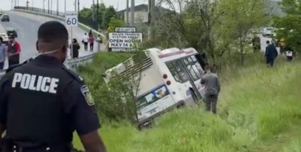 Brampton Transit bus crash sends 2 victims to hospital in Brampton
