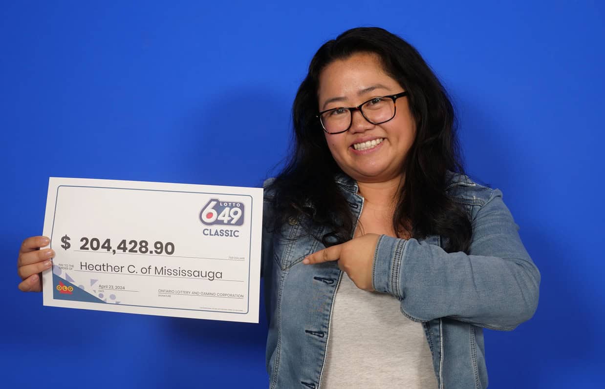 Heather Chan, of Mississauga, wins lottery.