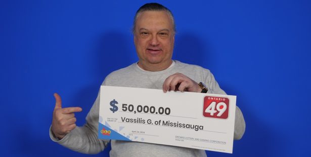 Ontario 49 lottery winner from Mississauga.